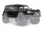 Body, Ford Bronco (2021), complete, Shadow Black (painted) (includes grille, side mirrors, door handles, fender flares, windshield wipers, spare tire mount, & clipless mounting) (requires #8080X inner fenders)