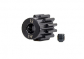 Gear, 12-T pinion (1.0 metric pitch) (fits 5mm shaft)/ set screw