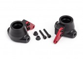Steering block arms (aluminum, red-anodized) (2)/ steering blocks, left or right