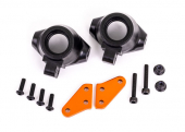 Steering block arms (aluminum, orange-anodized) (2)/ steering blocks, left or right