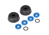 Double seal kit, GTR shocks (x-rings (4)/ 4x6x0.5mm PTFE-coated washers (2)/ bottom caps (2)) (renews 2 shocks)
