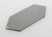 4433A Traxxas: Mounting plate, receiver (grey)