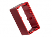 Servo case, aluminum (red-anodized) (middle) (for 2255 servo)