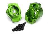 Portal drive axle mount, rear, 6061-T6 aluminum (green-anodized) (left and right)/ 2.5x16 CS (4)