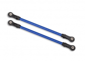 Suspension links, rear upper, blue (2) (5x115mm, powder coated steel) (assembled with hollow balls) (for use with #8140X TRX-4® Long Arm Lift Kit)