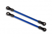 Suspension links, front lower, blue (2) (5x104mm, powder coated steel) (assembled with hollow balls) (for use with #8140X TRX-4® Long Arm Lift Kit)