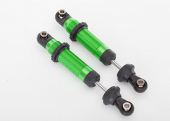 Shocks, GTS, aluminum (green-anodized) (assembled with spring retainers) (2)