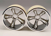 TRX® Pro-Star chrome wheels (2) (front) (for 2.2" tires)