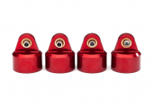 8964R Traxxas: Komplet elementów mocujących amortyzatorów GT-Maxx, czerwone