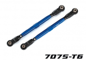 Toe links, front (TUBES blue-anodized, 6061-T6 aluminum) (2) (for use with #8995 WideMaxx™ suspension kit)