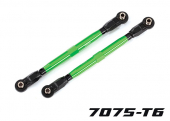 Toe links, front (TUBES green-anodized, 6061-T6 aluminum) (2) (for use with #8995 WideMaxx™ suspension kit)