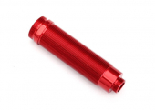 Body, GTR shock, 64mm, aluminum (red-anodized) (front or rear, threaded)