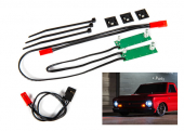 LED light set, front, complete (white) (includes light harness, power harness, zip ties (9))