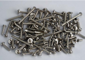 Screw set for Sledgehammer® (assorted machine and self-tapping screws, no nuts)