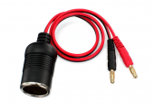 Adapter, 12V (female) (to bullet connectors)