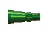 Stub axle, aluminum (green-anodized) (1) (for use only with #7750 driveshaft)