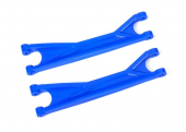 Suspension arms, upper, blue (left or right, front or rear) (2) (for use with #7895 X-Maxx® WideMaxx® suspension kit)