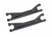 Suspension arms, upper, black (left or right, front or rear) (2) (for use with #7895 X-Maxx® WideMaxx® suspension kit)