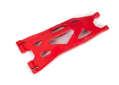 Suspension arm, lower, red (1) (left, front or rear) (for use with #7895 X-Maxx® WideMaxx® suspension kit)