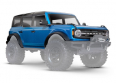 Body, Ford Bronco (2021), complete, Velocity Blue (painted) (includes grille, side mirrors, door handles, fender flares, windshield wipers, spare tire mount & clipless mounting) (requires #8080X inner fenders)