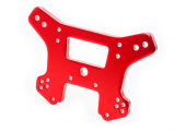 Shock tower, front, 6061-T6 aluminum (red-anodized)