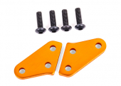 Steering block arms (aluminum, orange-anodized) (2) (fits #9537 and 9637 steering blocks)