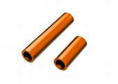 Driveshafts, center, female, 6061-T6 aluminum (orange-anodized) (front & rear) (for use with #9751 metal center driveshafts)