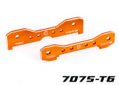 Tie bars, rear, 7075-T6 aluminum (orange-anodized) (fits Sledge®)