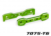 Tie bars, front, 7075-T6 aluminum (green-anodized) (fits Sledge®)
