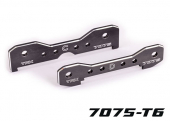 Tie bars, rear, 7075-T6 aluminum (dark titanium-anodized) (fits Sledge®)