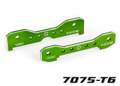 Tie bars, rear, 7075-T6 aluminum (green-anodized) (fits Sledge®)
