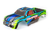 Body, Stampede® 4X4, blue (painted, decals applied)