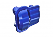 Axle cover, 6061-T6 aluminum (blue-anodized) (2)/ 1.6x12mm BCS (with threadlock) (8)