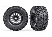 Tires & wheels, assembled, glued (XRT™ Race black wheels, Maxx® AT tires, foam inserts) (left & right)