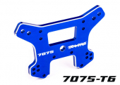 Shock tower, front, 7075-T6 aluminum (blue-anodized) (fits Sledge®)