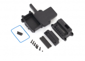 Box, receiver (sealed) w/ ESC mount/ receiver box cover/ access plug/ foam pads/2.5x10 CS (2)/ 3x10 BCS (1)