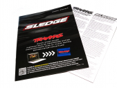 Traxxas: Instrukcje do modelu Sledge 6S 1/8 4WD - ENG