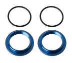 Regulowany pierścień tłumiący 13mm i akcesoria, niebieski, 2+2 szt.