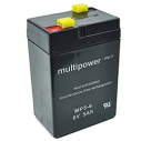 Akumulator Pb MULTIPOWER 6V/5.0Ah