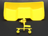 SWORKz S104 tylne błotnik plastikowy, żółty