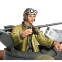 Figurka 1/16 stojącego dowódcy czołgu US z 2 vol. wojny, ręcznie malowane