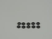 Podkładki aluminiowe SWORKz 3x6x1,5mm, czarne, 10 szt.