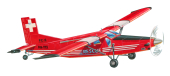 Laser Pilatus PC6 TurboPorter. rzeźbione 662mm