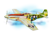 P-51 Mustang (705mm) wyrzeźbiony laserowo