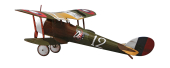 Laser Nieuport 28. rzeźbione 889mm