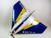 36-calowy E-Outlaw V2 — niebieski/żółty 0,94 m