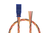 Kabel serwo (odpowiednik), JR 0.50qmm skręcany kabel silikonowy 300mm, 1 szt.