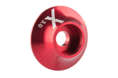 Podkładka metalowa z o-ringiem, 3mm, czerwona (10szt)