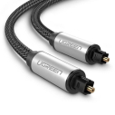 UGREEN AV108 Toslink Kabel optyczny audio w oplocie aluminiowym, 1m