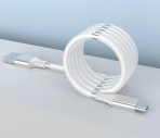 Magnetyczny, samozwijający się kabel ładujący USB (Micro USB) (180 cm)